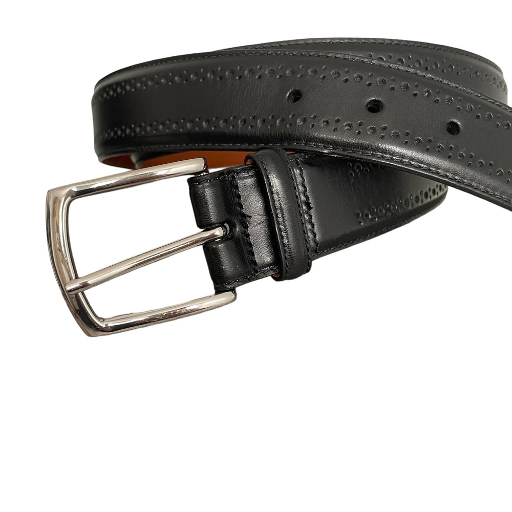 Allen Edmonds Black Leather Belt - Picture 2 of 11